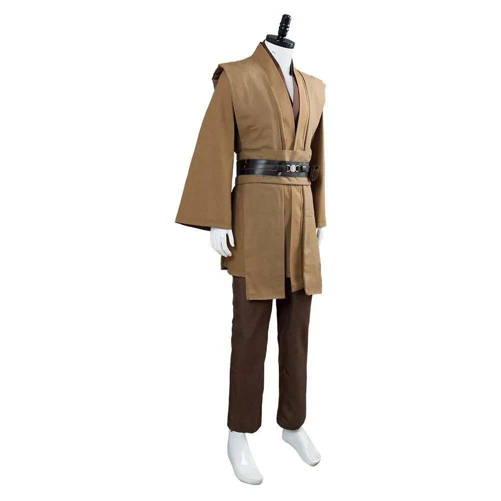 Kenobi Jedi TUNIC Cosplay Costume Brown Version No Cloak