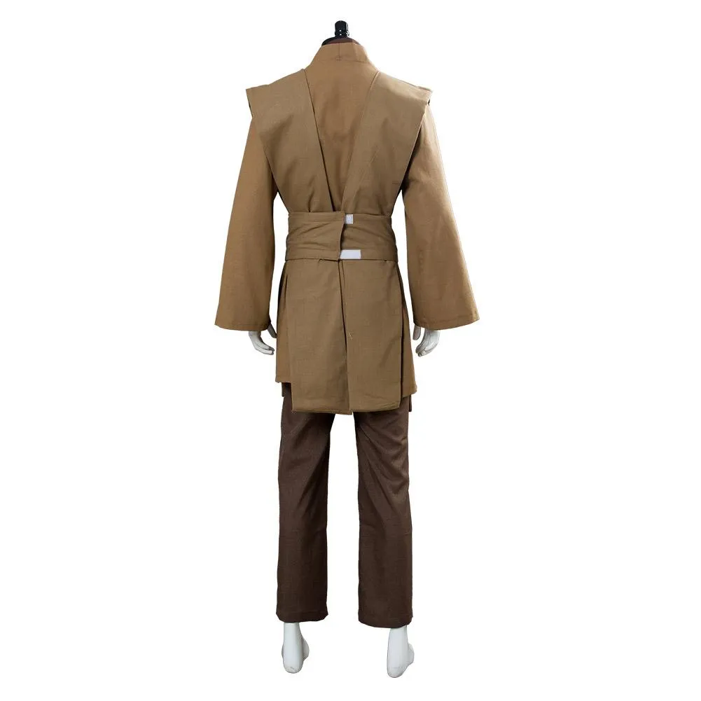 Kenobi Jedi TUNIC Cosplay Costume Brown Version No Cloak