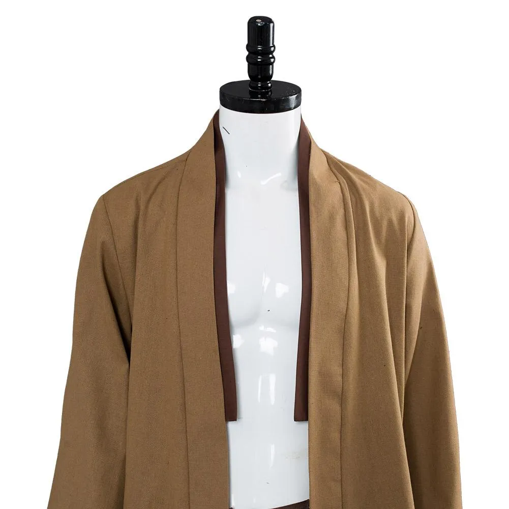 Kenobi Jedi TUNIC Cosplay Costume Brown Version No Cloak
