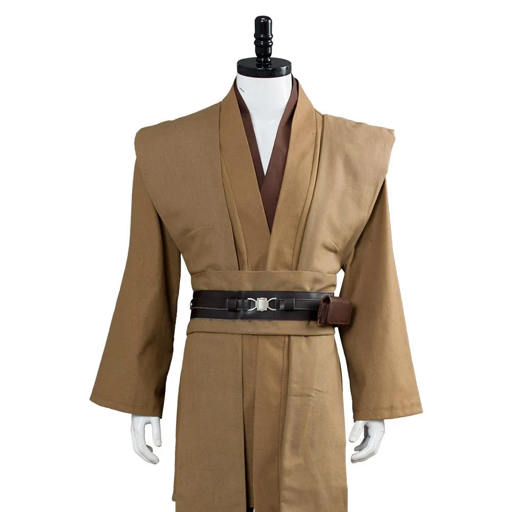 Kenobi Jedi TUNIC Cosplay Costume Brown Version No Cloak