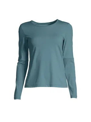 Koszulka CASALL Essential Mesh Detail Long Sleeve niebieski