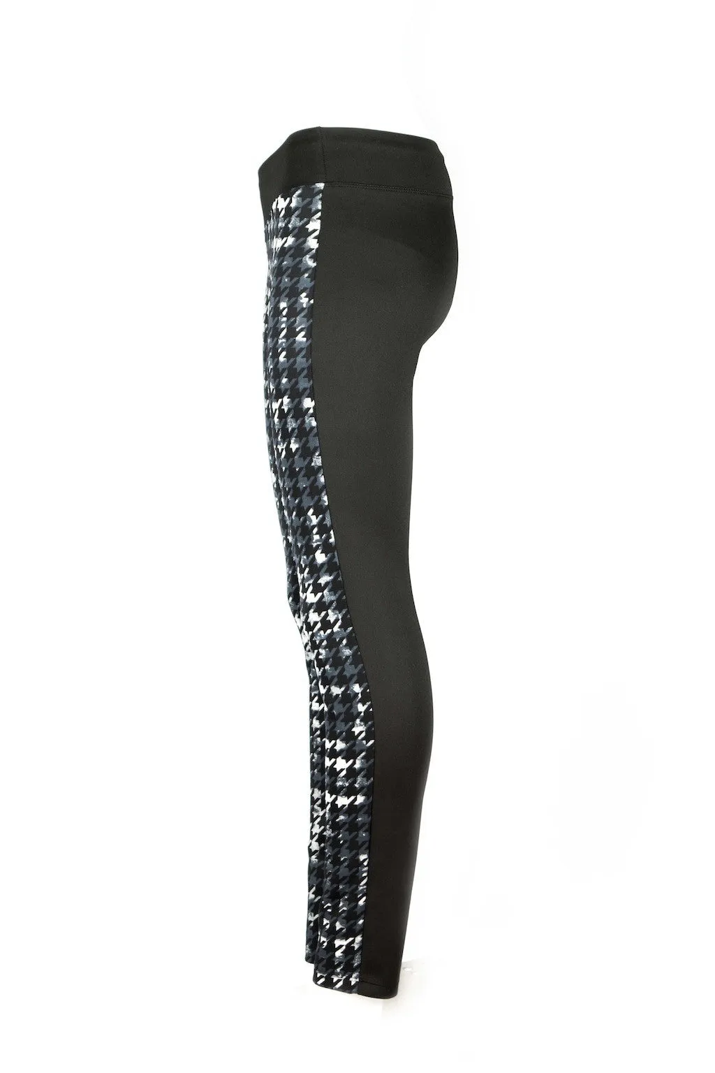 Kylie Houndstooth Color Block Pants