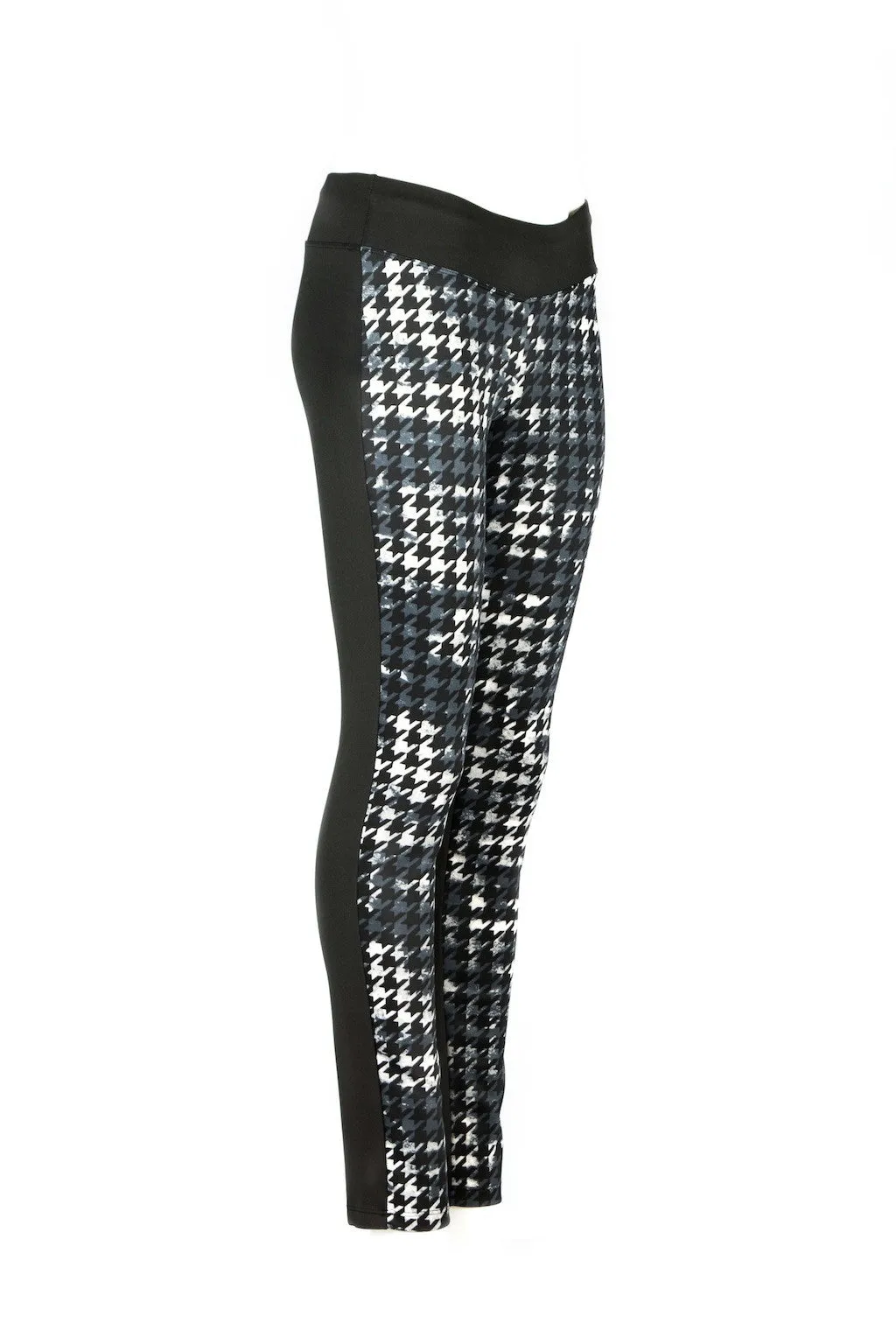 Kylie Houndstooth Color Block Pants
