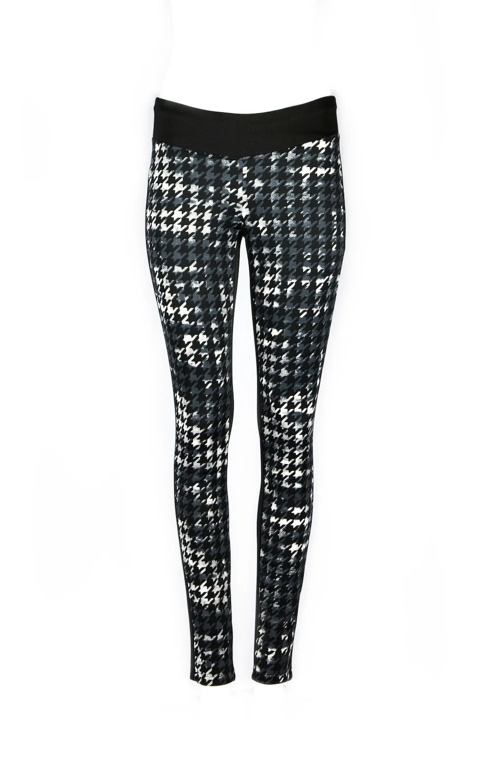 Kylie Houndstooth Color Block Pants