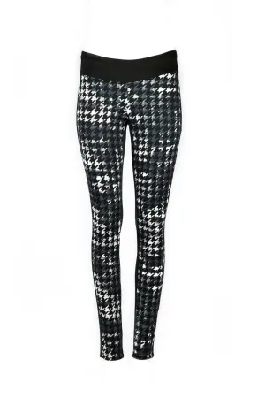 Kylie Houndstooth Color Block Pants