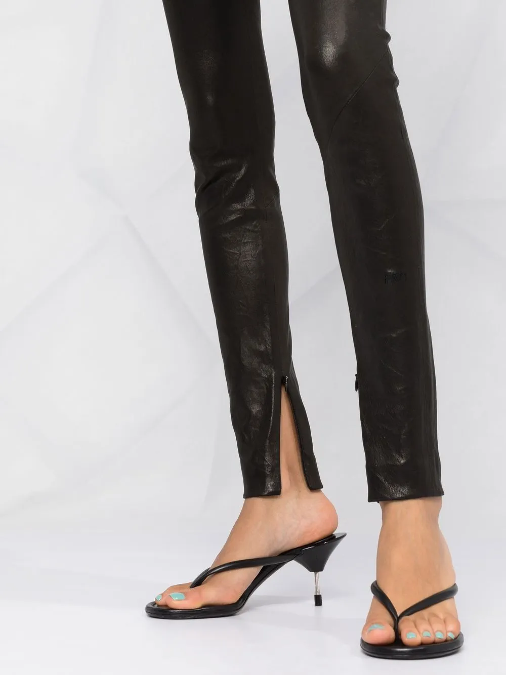 Leather leggings