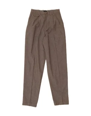 LEE Womens Pegged Chino Trousers US 8 Medium W26 L32 Grey Houndstooth