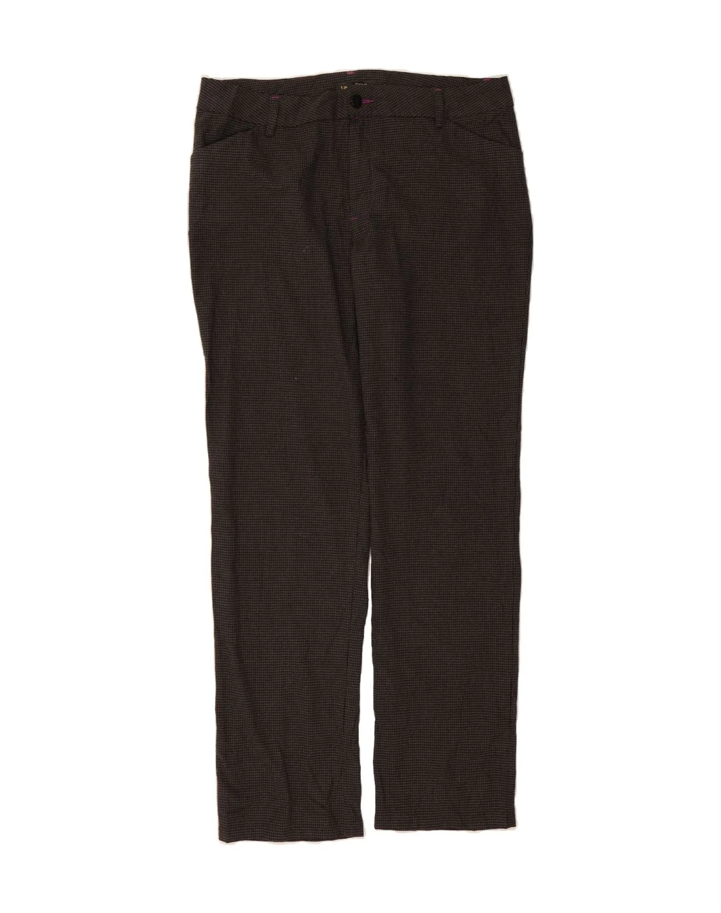 LEE Womens Relaxed Fit Mid Rise Casual Trousers US 14 XL W38 L34 Grey
