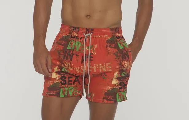 Live Pattern Board Short