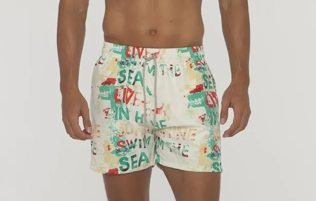 Live Pattern Board Short