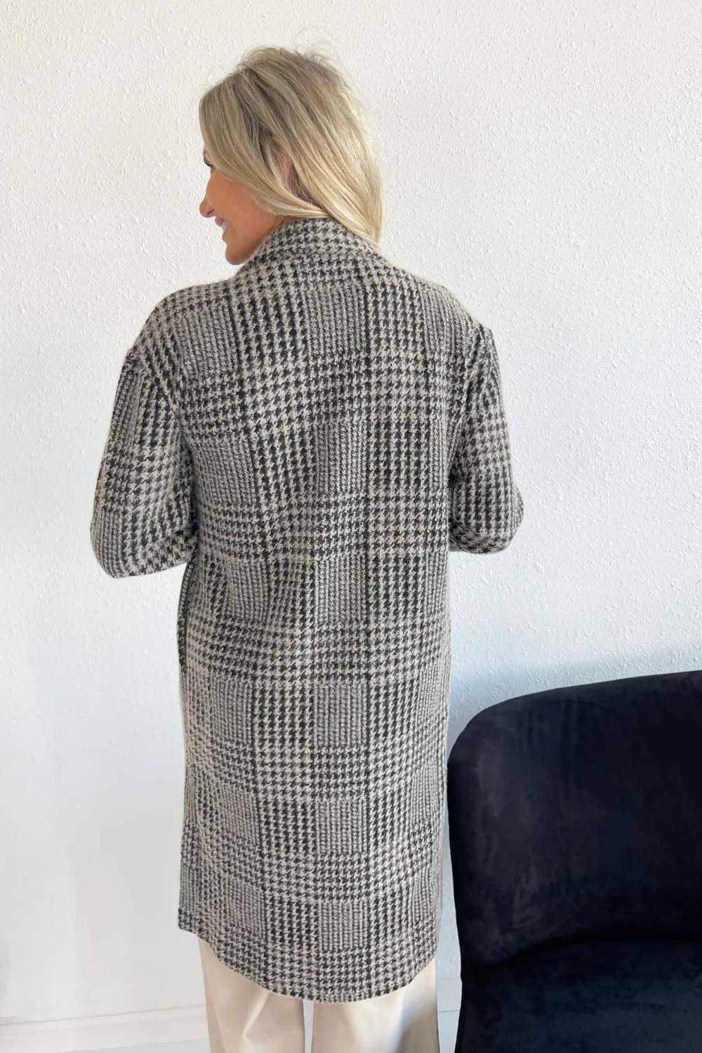 Long Sleeve Soft Knit Coat