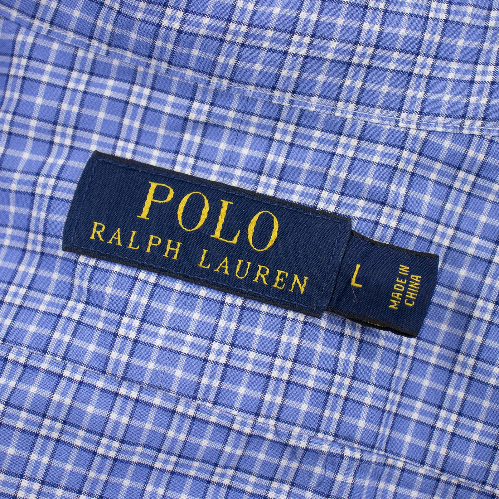 LOT of 4 Ralph Lauren Multi-Color Cotton Plaid Checked Dress Shirts Large