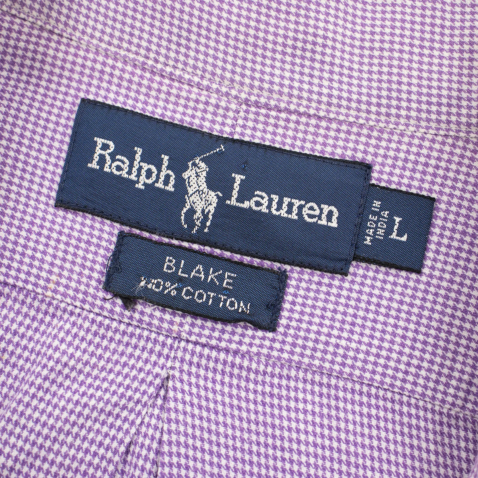 LOT of 5 Ralph Lauren Multi Color Cotton Plaid Checked Dress Shirts L