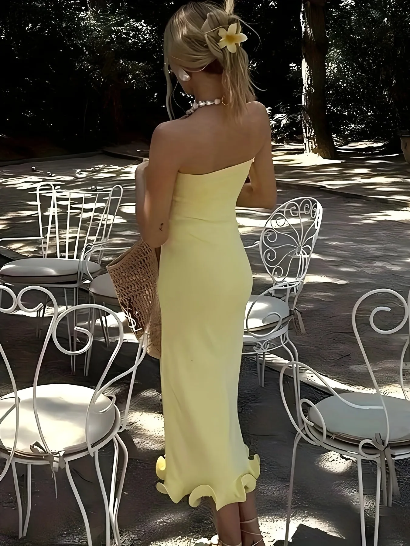 Lucia | Chic Ruffled Midi Dress