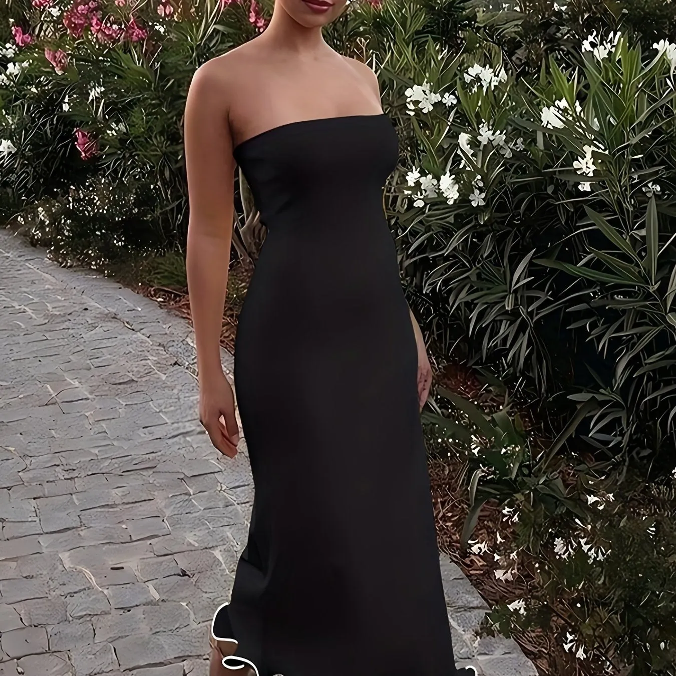 Lucia | Chic Ruffled Midi Dress