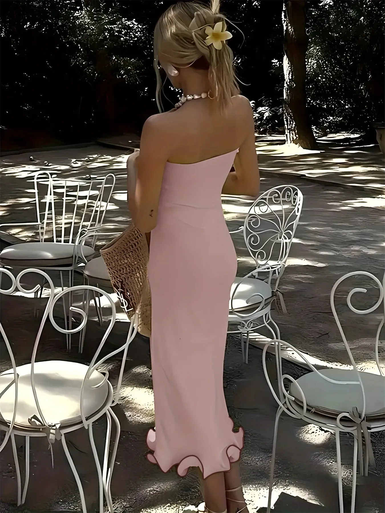 Lucia | Chic Ruffled Midi Dress
