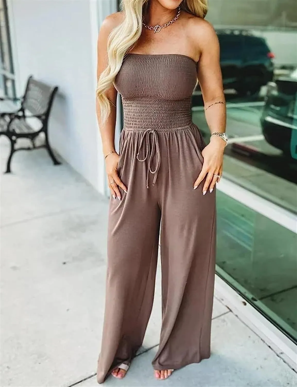 Marley® | Off-The-Shoulder Ruffled Jumpsuit