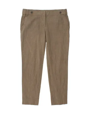 MASSIMO DUTTI Womens Casual Trousers EU 40 Medium W30 L27 Brown