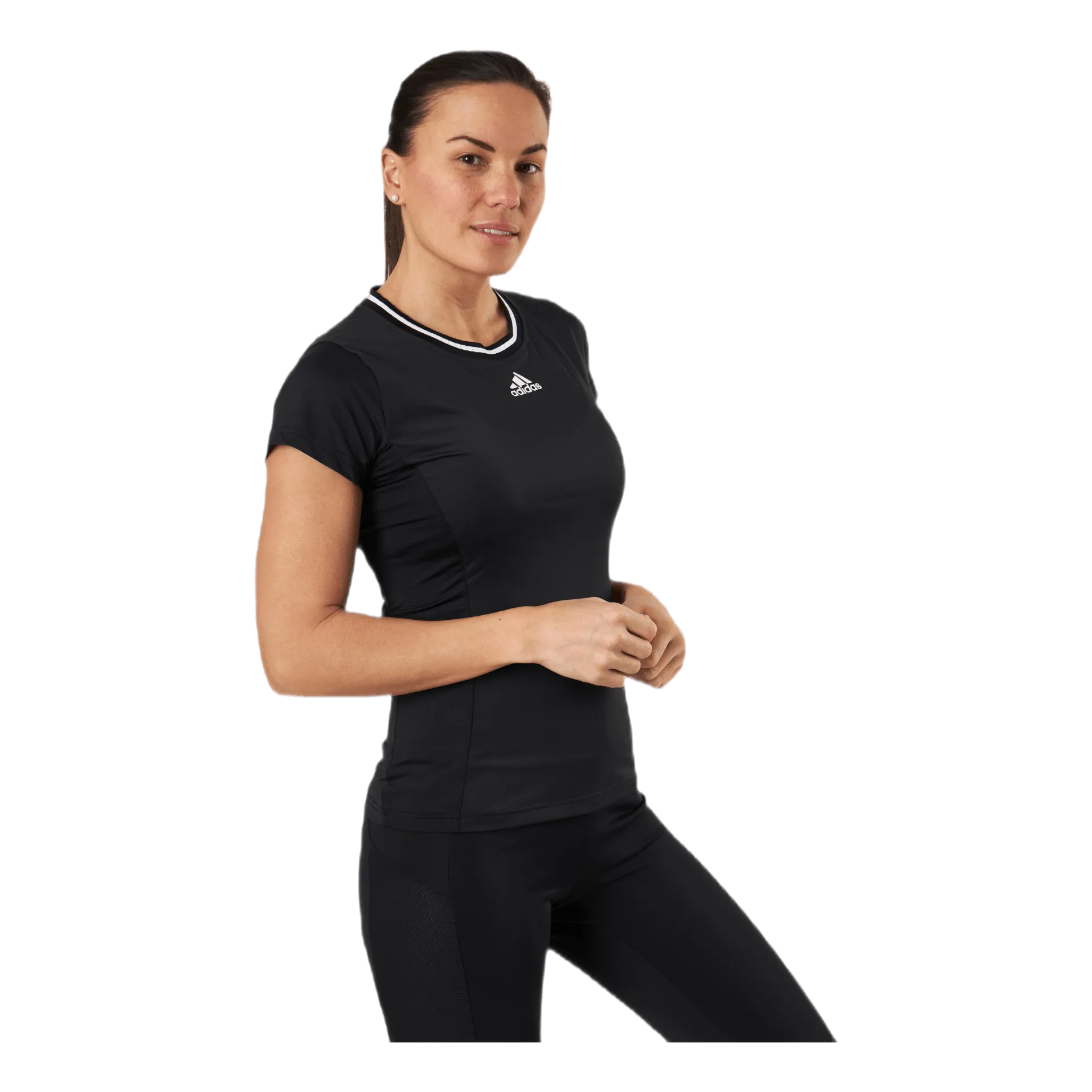 Match Tee Aeroready White/Black