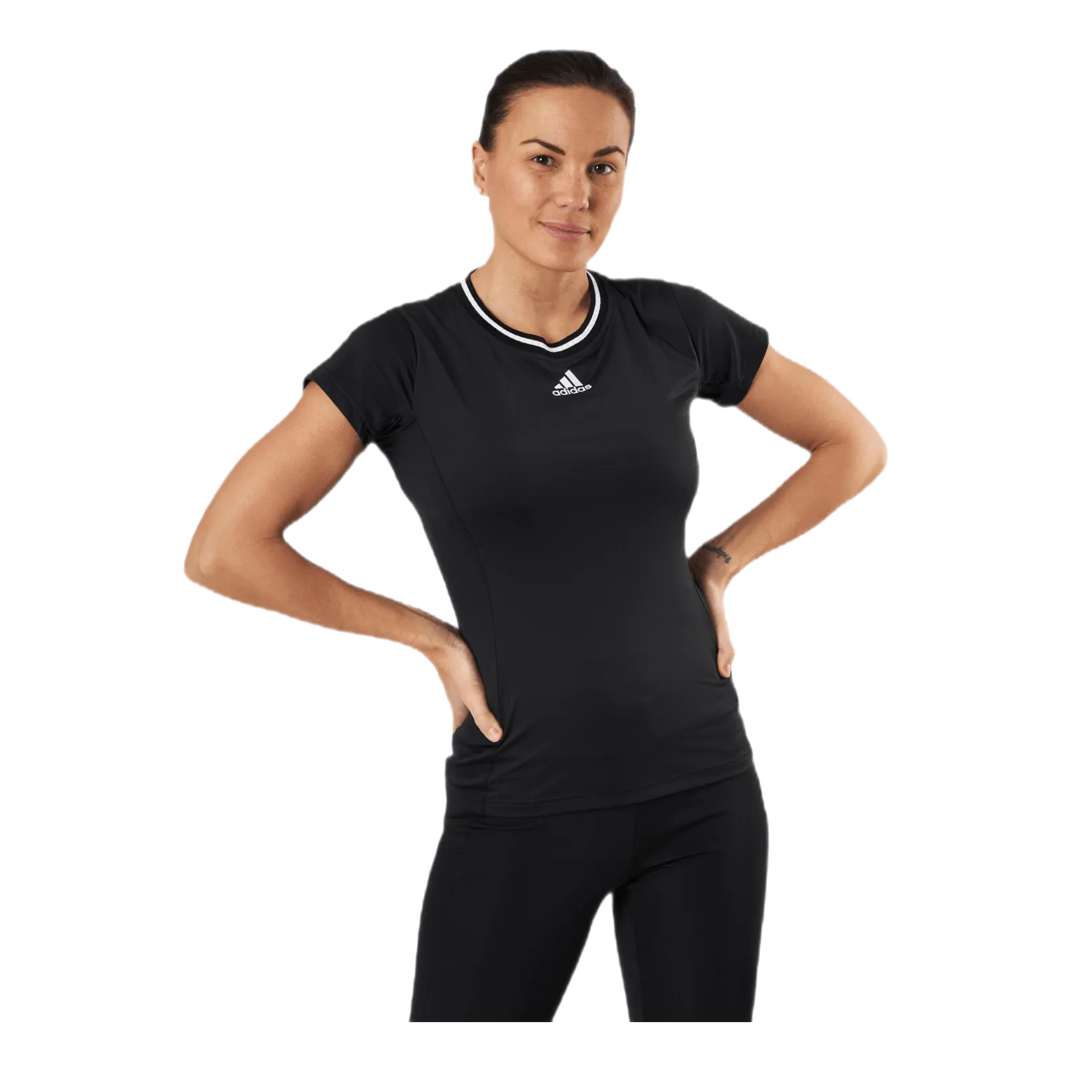 Match Tee Aeroready White/Black