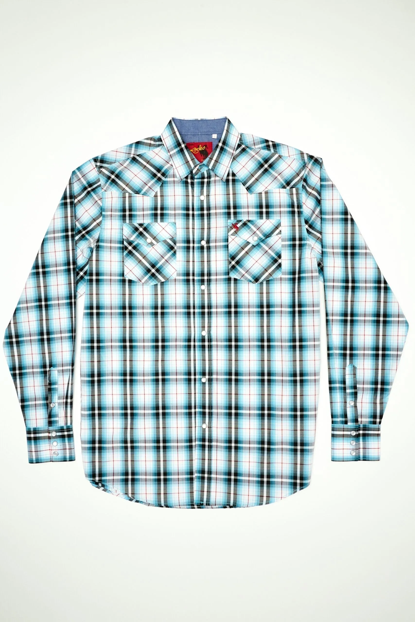 Men's Big & Tall Western Pearl Snap Plaid Shirt -PS400L-BT-493