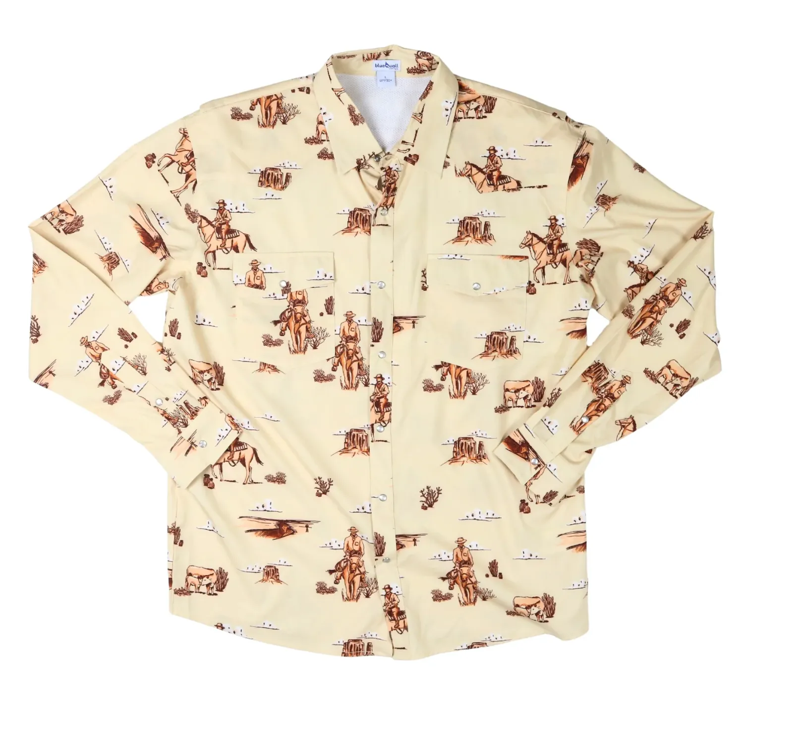 Men's Cattle Drive Pearl Snap Long Sleeve