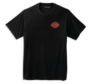 Men's Performance Bar & Shield Short Sleeve Tee - Black Beauty