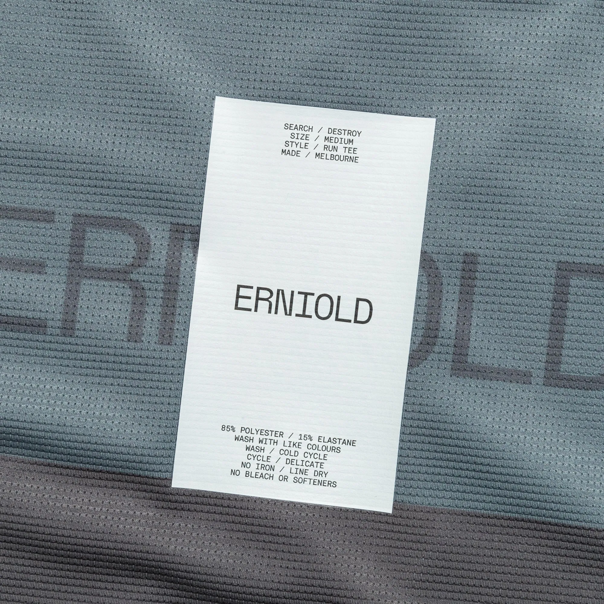 Mens Run Tee - Coal