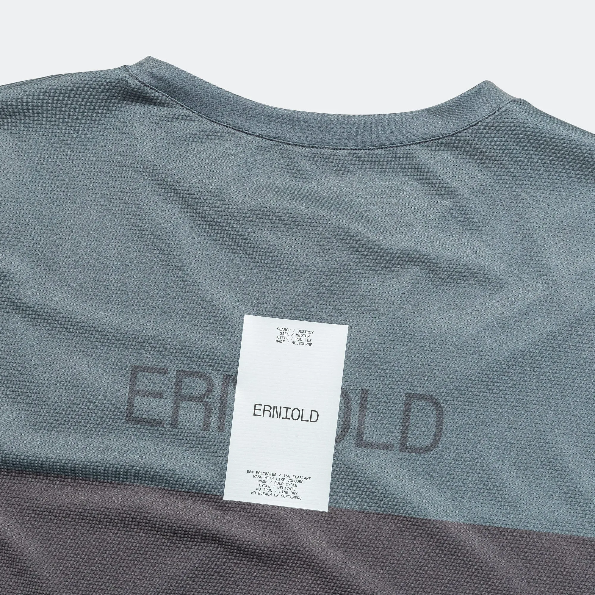Mens Run Tee - Coal