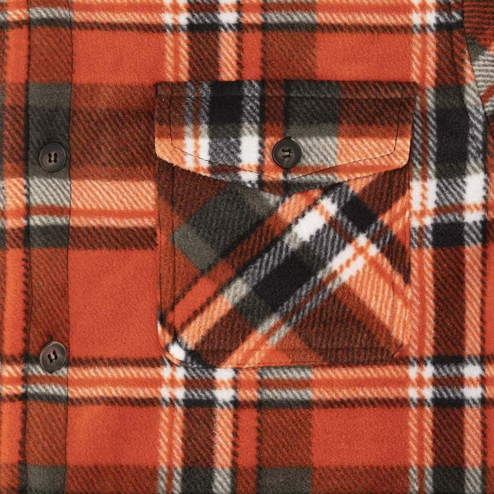 Men's Warm Sherpa Lined Fleece Plaid Flannel Shirt Jacket – Ultimate Winter Comfort and Style