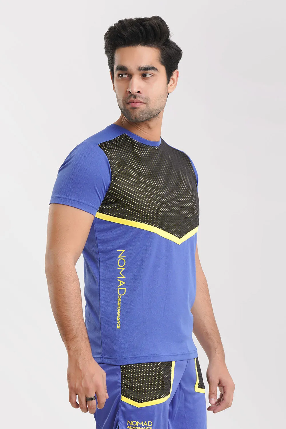 Mesh Panel T-Shirt
