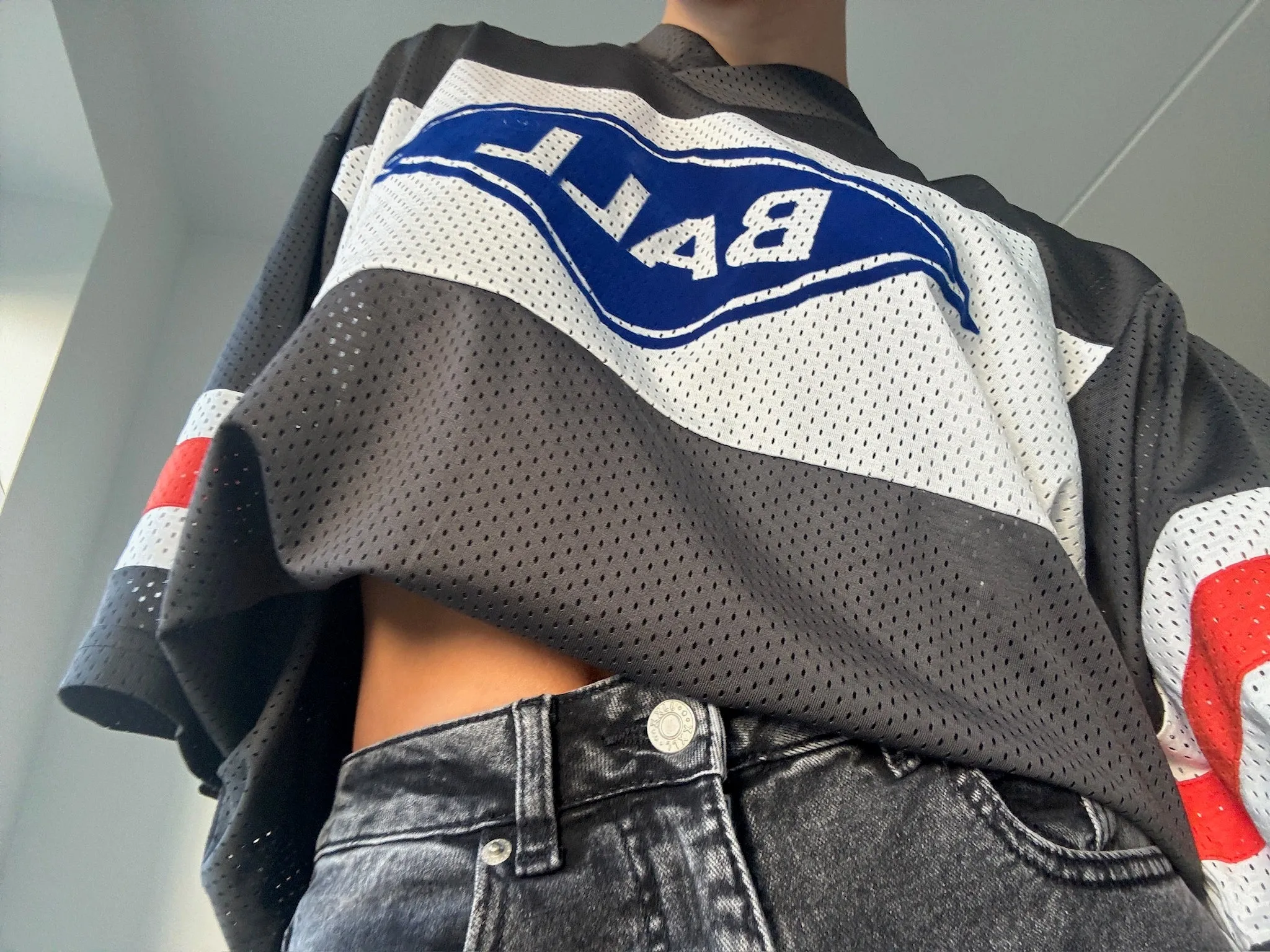 Mesh t-shirt - Black - Biggie mesh tee - Ball original