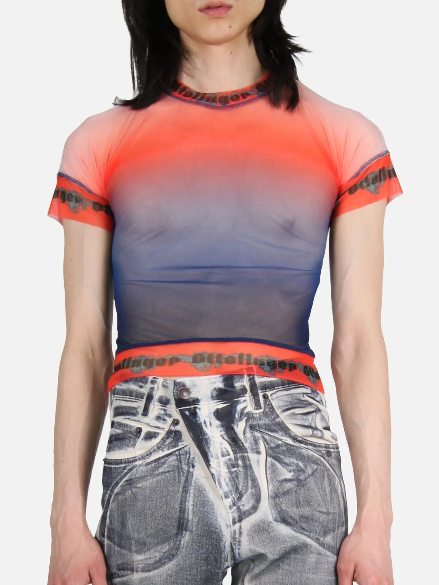 Mesh T-Shirt - Blueberry