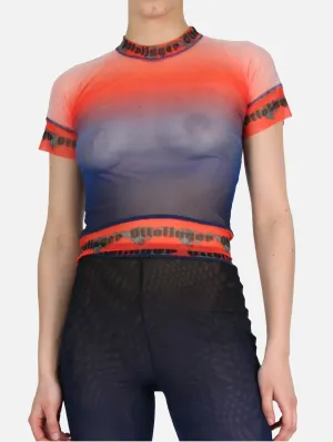 Mesh T-Shirt - Blueberry