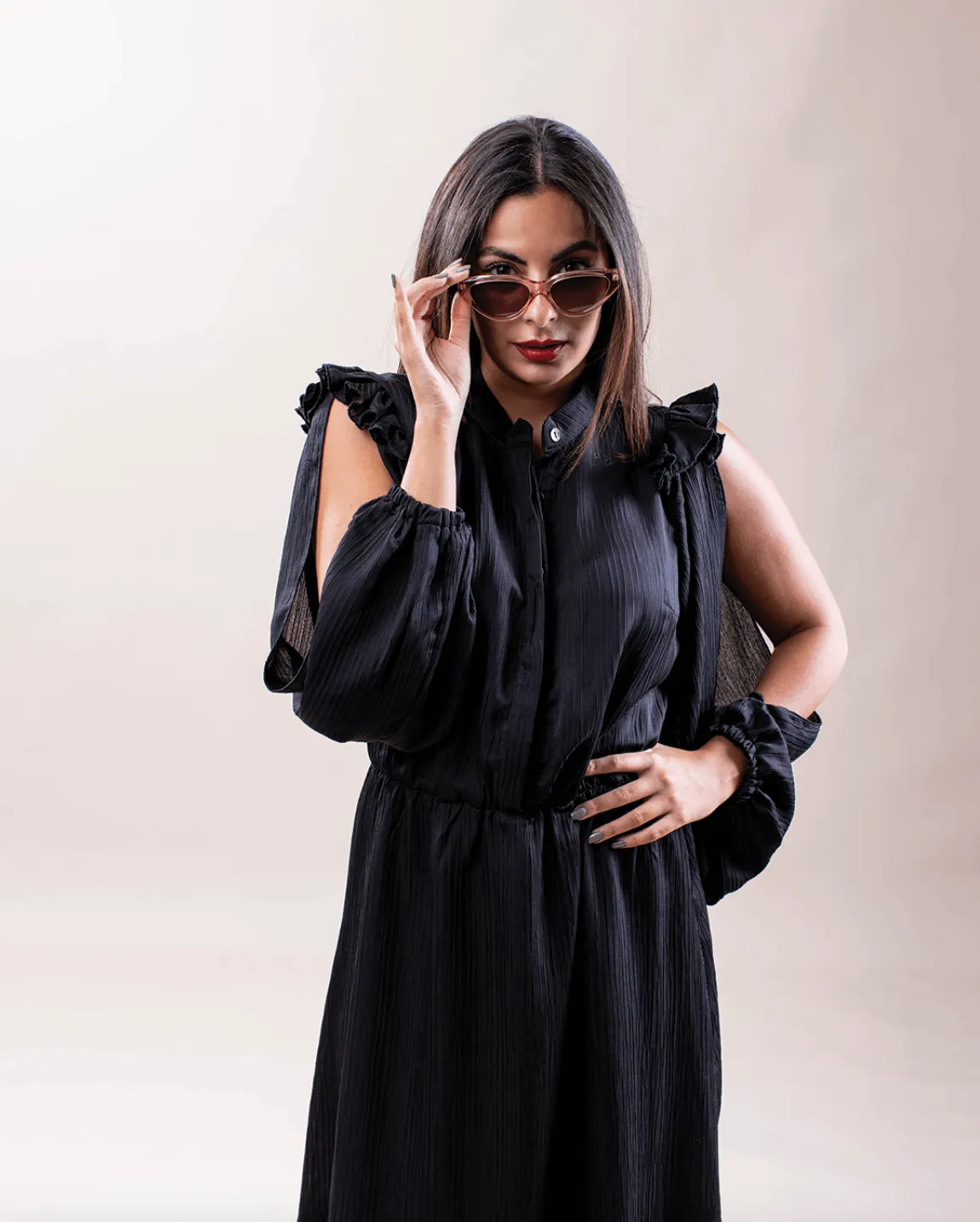 Midi Ruffled Dress