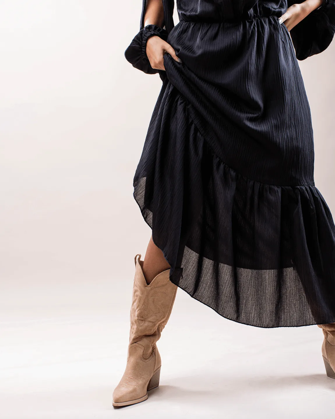 Midi Ruffled Dress