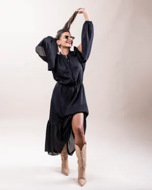 Midi Ruffled Dress