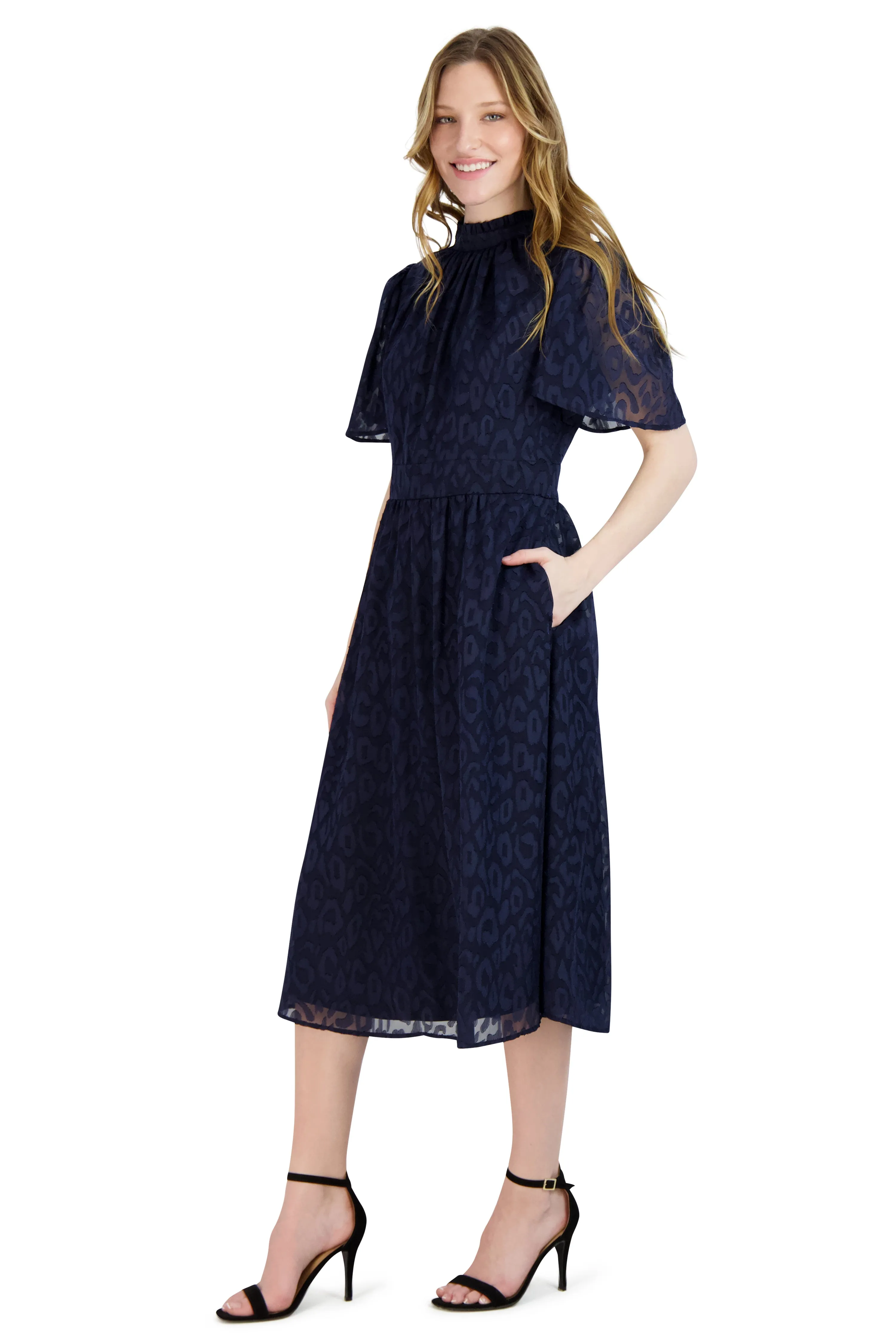 Mock Neck Dress
