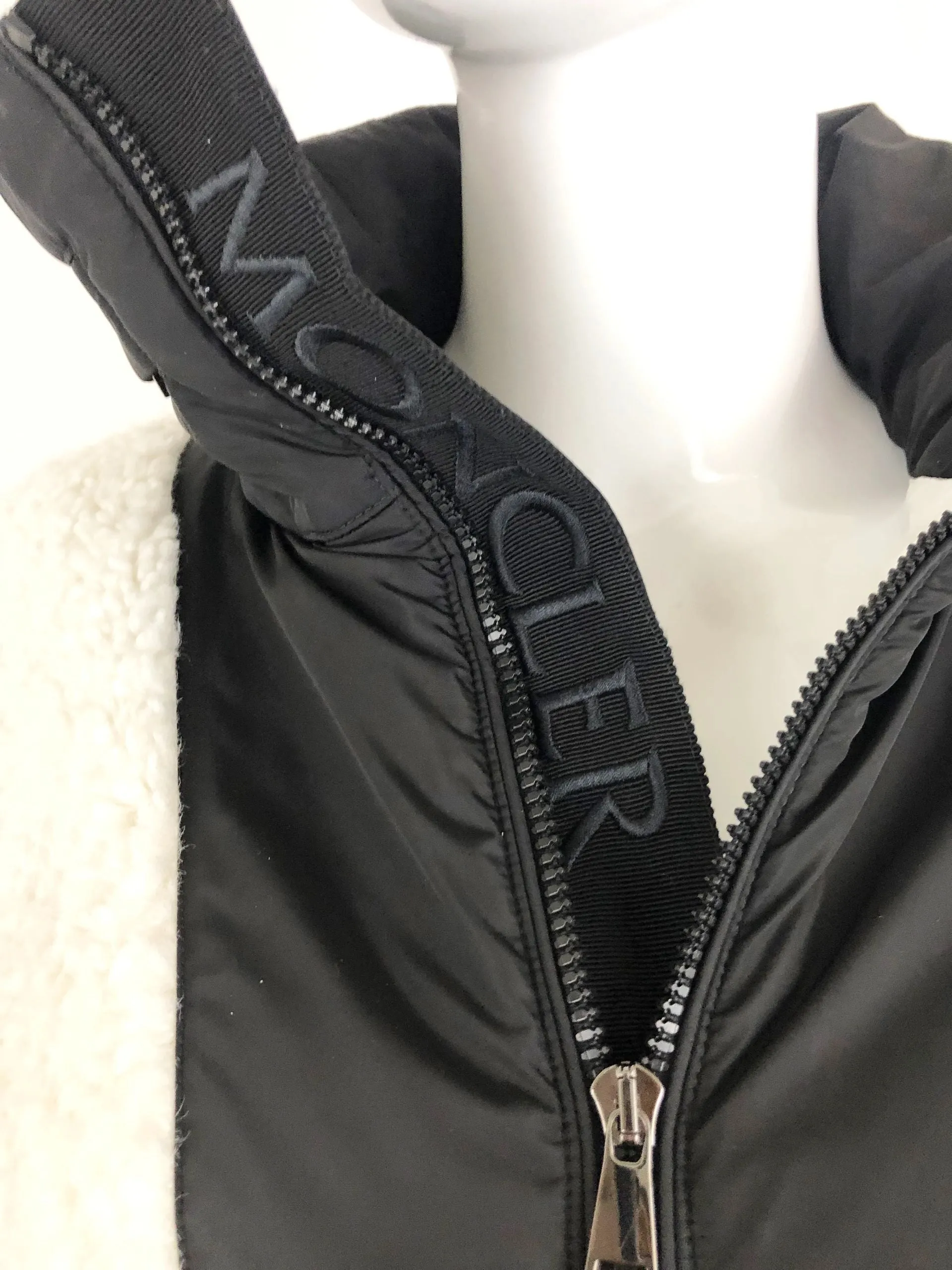 Moncler Maglia Faux Sherpa Jacket Size S