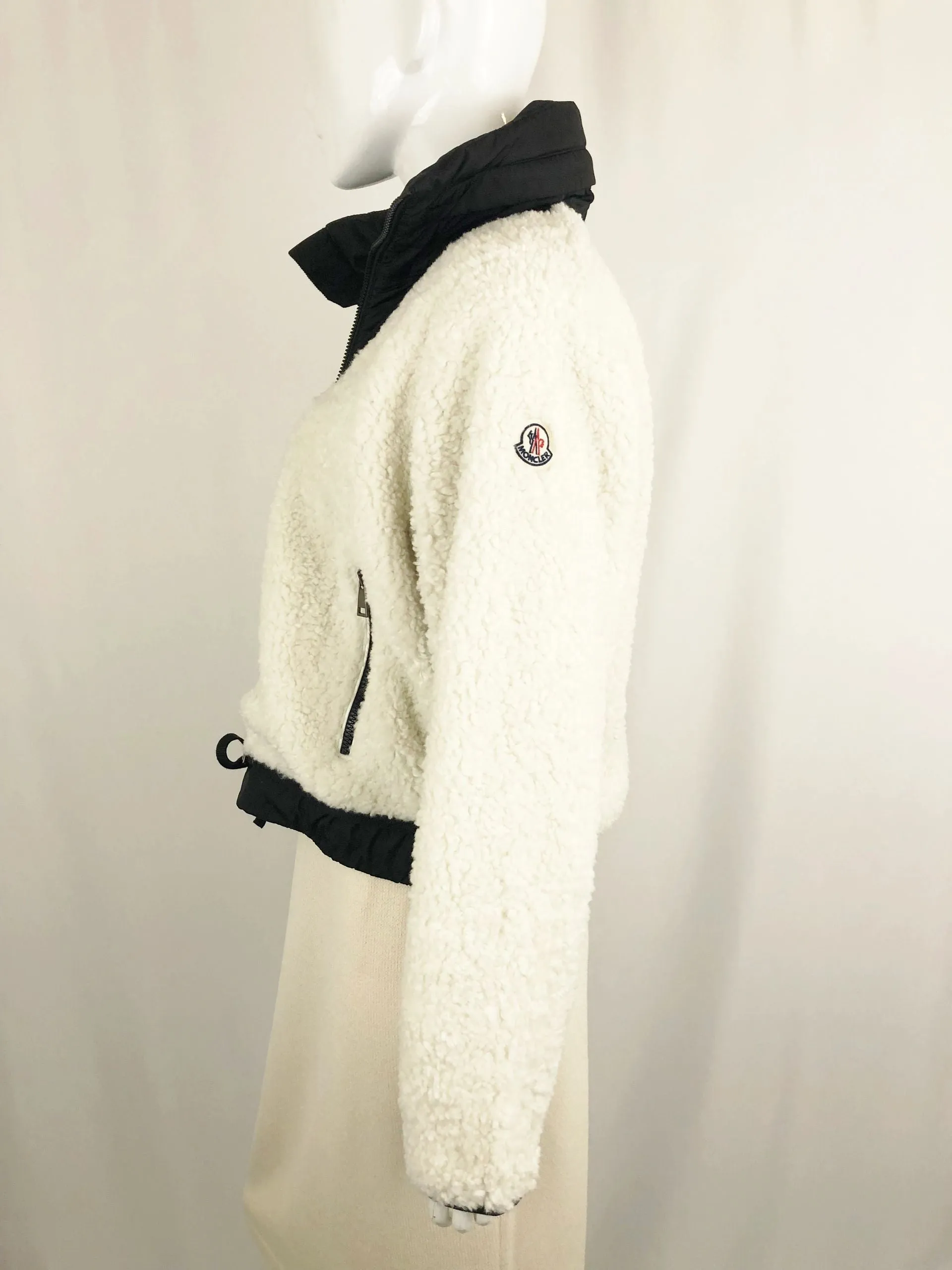 Moncler Maglia Faux Sherpa Jacket Size S