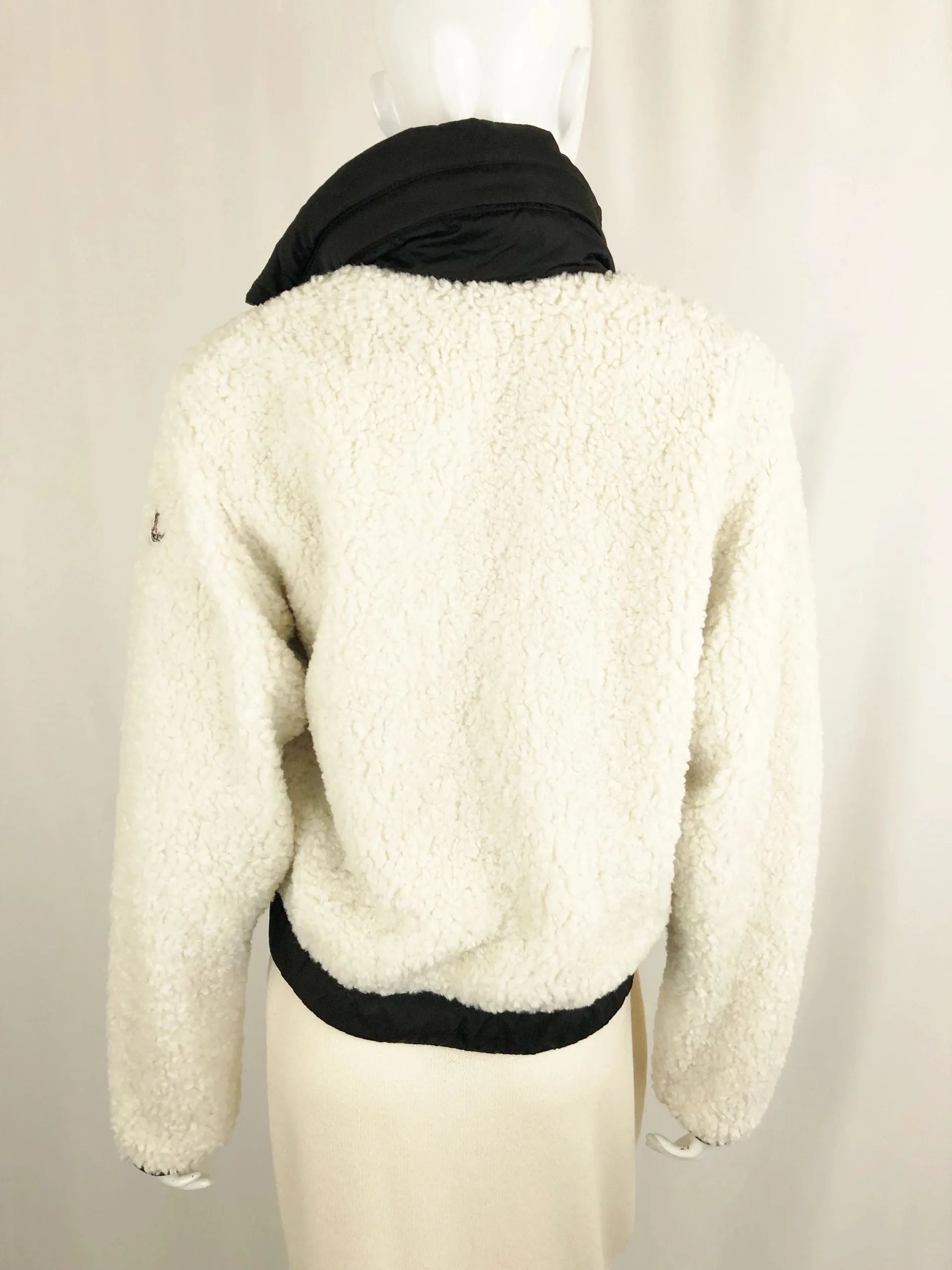 Moncler Maglia Faux Sherpa Jacket Size S
