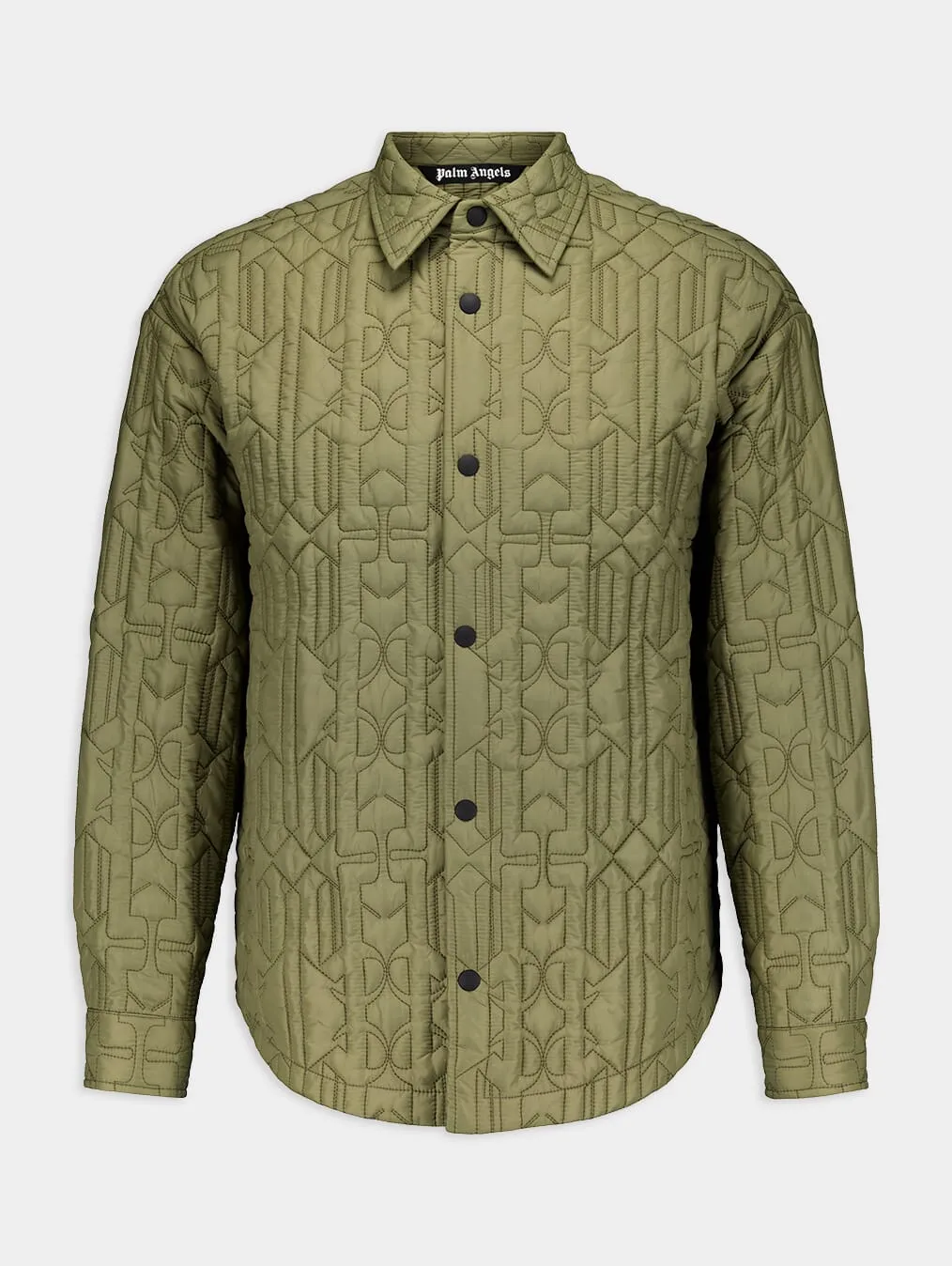 Monogram Quilted Shirt Jacket