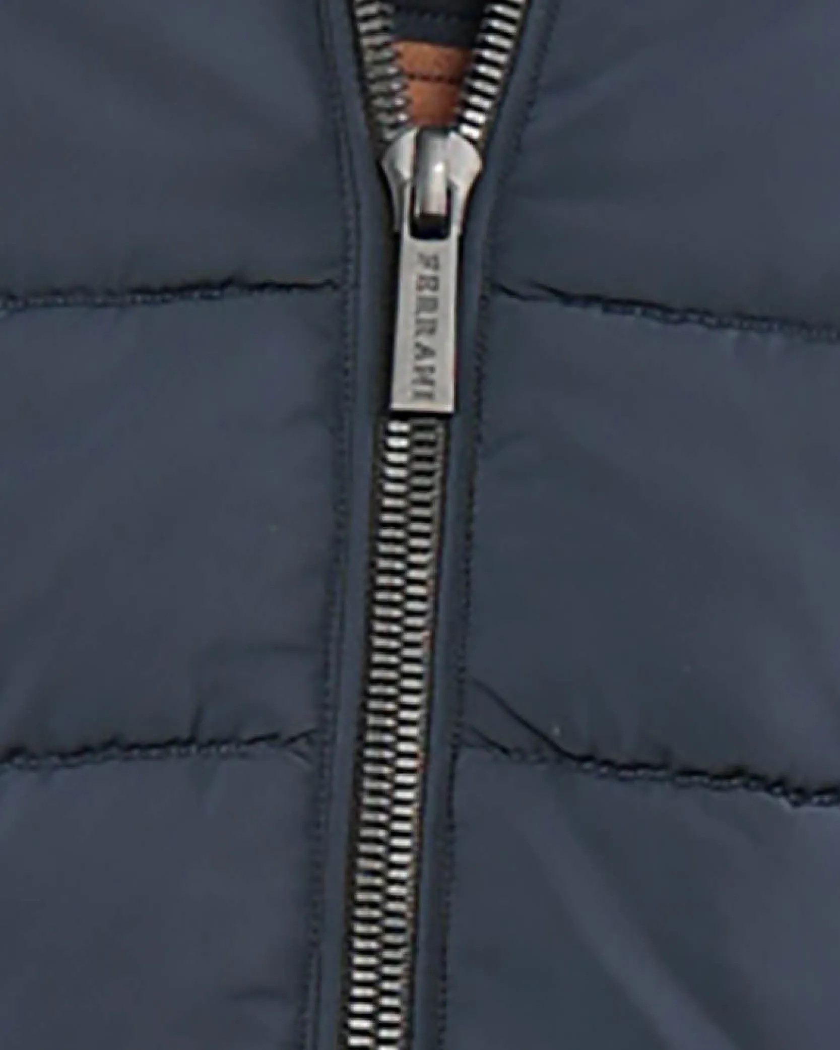 Navy Padded Biker Jacket