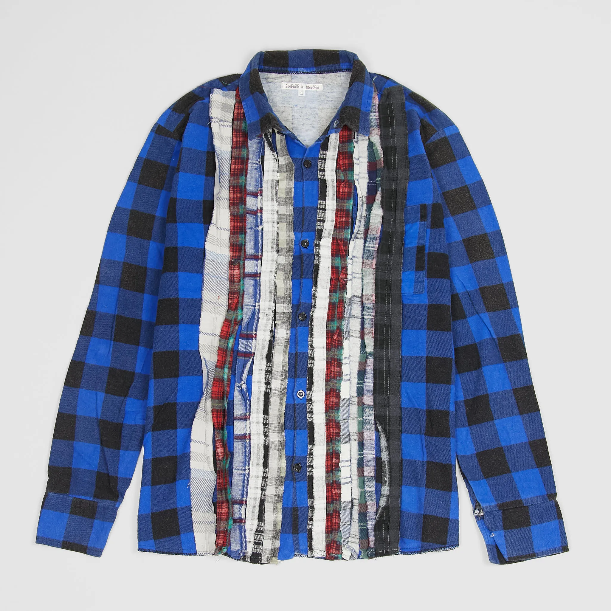 Needles Japan Rebuild Flannel Shirt Unisex