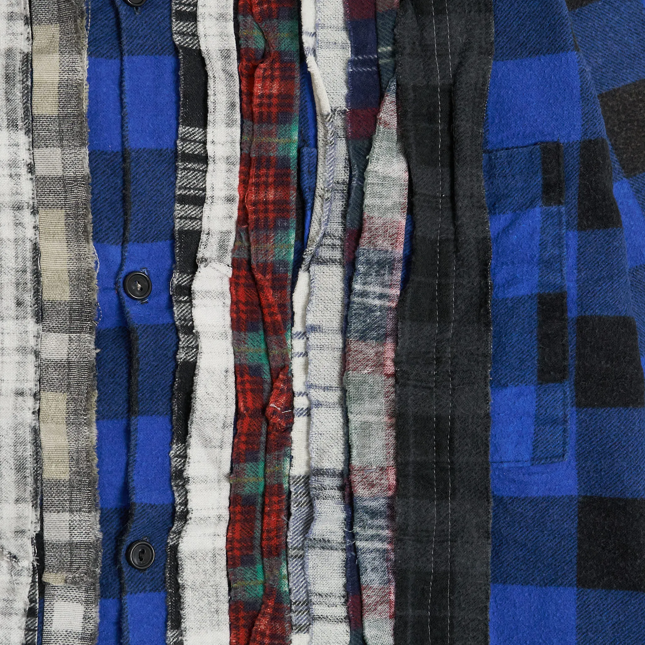 Needles Japan Rebuild Flannel Shirt Unisex