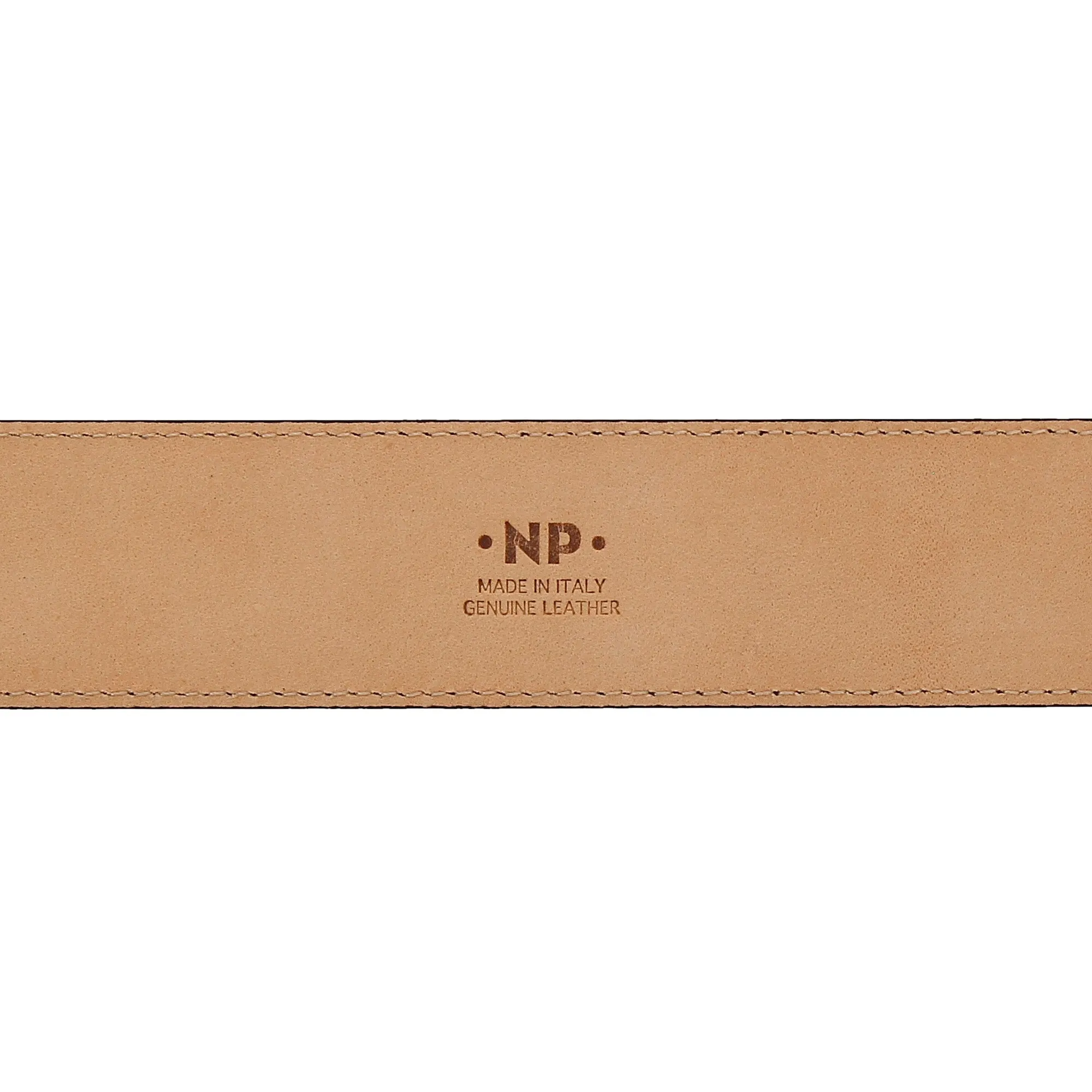 Nuvola leather belt for men in soft leather Made in Italy elegant H 34mm with metal buckle