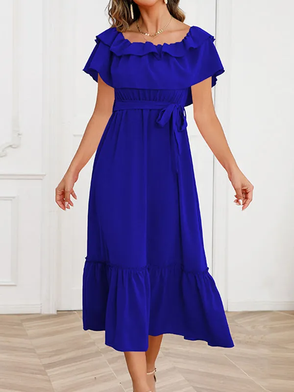 Off Shoulder Neckline Dress