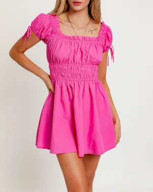 Off Shoulder Ruffle Mini Dress