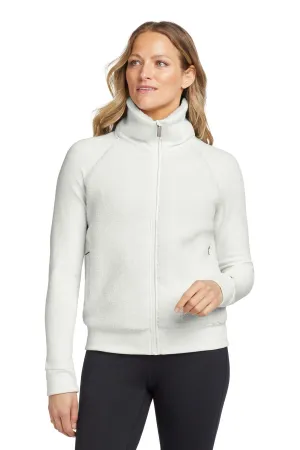 OGIO  Women's Luuma Sherpa Full-Zip. LOG815 Ivory Snow