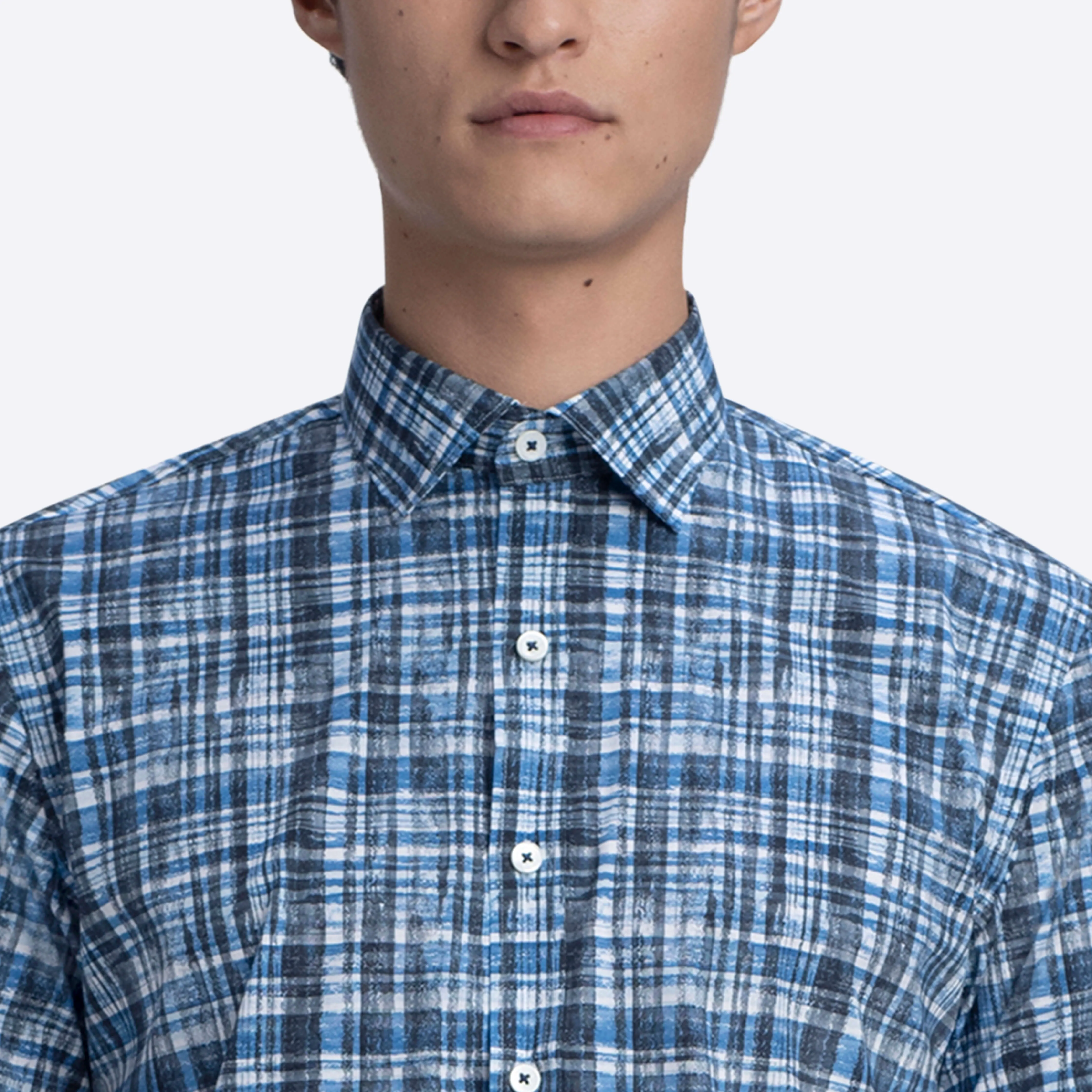 ORSON Madras Print Short Sleeve Shirt